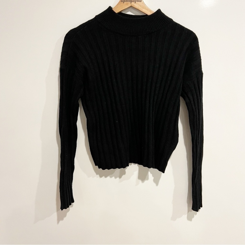 Madewell Mockneck Crop Sweater - Picture 7 of 13